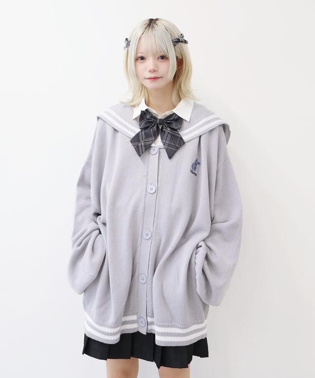 天才秀才クールな学生カーディガン【新色追加】