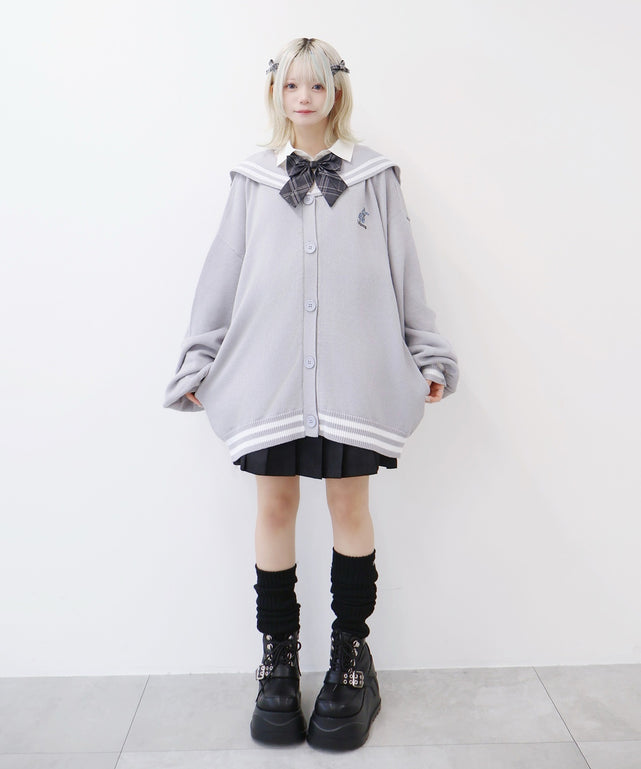 天才秀才クールな学生カーディガン【新色追加】