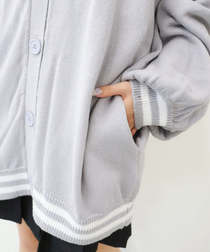 天才秀才クールな学生カーディガン【新色追加】