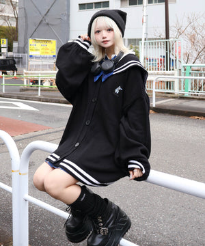 天才秀才クールな学生カーディガン【新色追加】