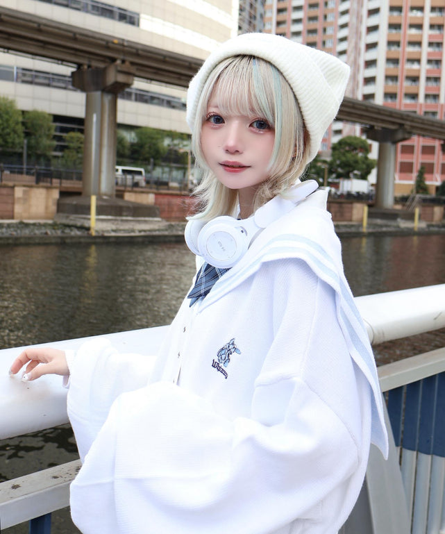 天才秀才クールな学生カーディガン【新色追加】