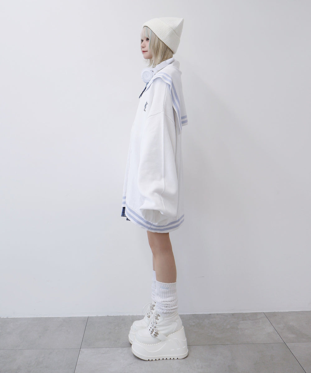 天才秀才クールな学生カーディガン【新色追加】