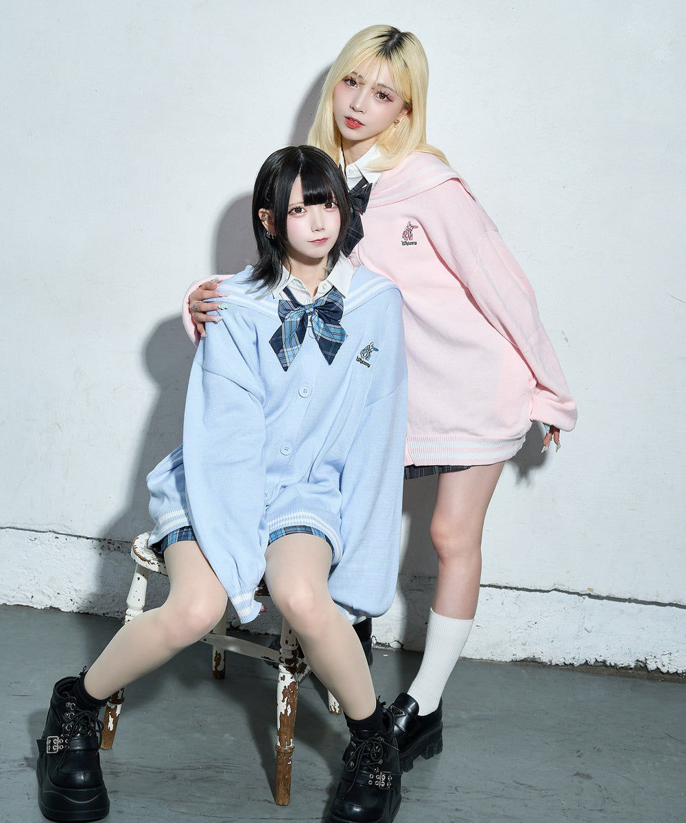 天才秀才クールな学生カーディガン【新色追加】