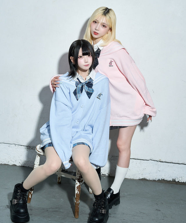 天才秀才クールな学生カーディガン【新色追加】