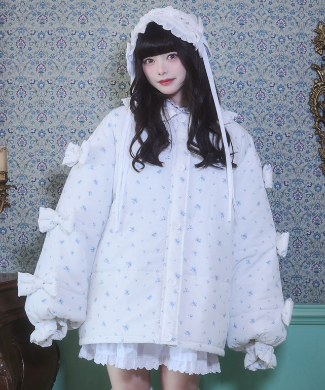 リボンに包まれしぽゎりんアウター/ホワイト