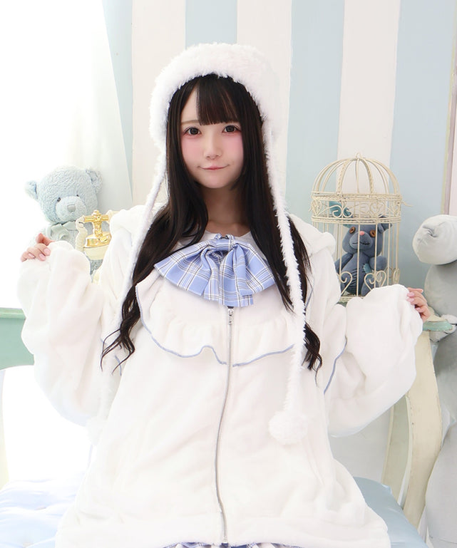 しらたまねこパンチ帽