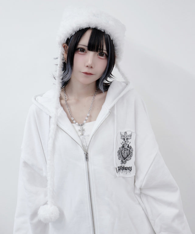 しらたまねこパンチ帽