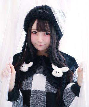 しらたまねこパンチ帽