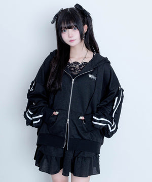 冬の夜空にお星様パーカー