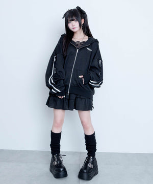 冬の夜空にお星様パーカー