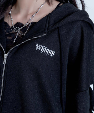 冬の夜空にお星様パーカー