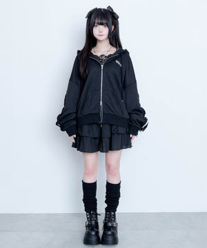 冬の夜空にお星様パーカー