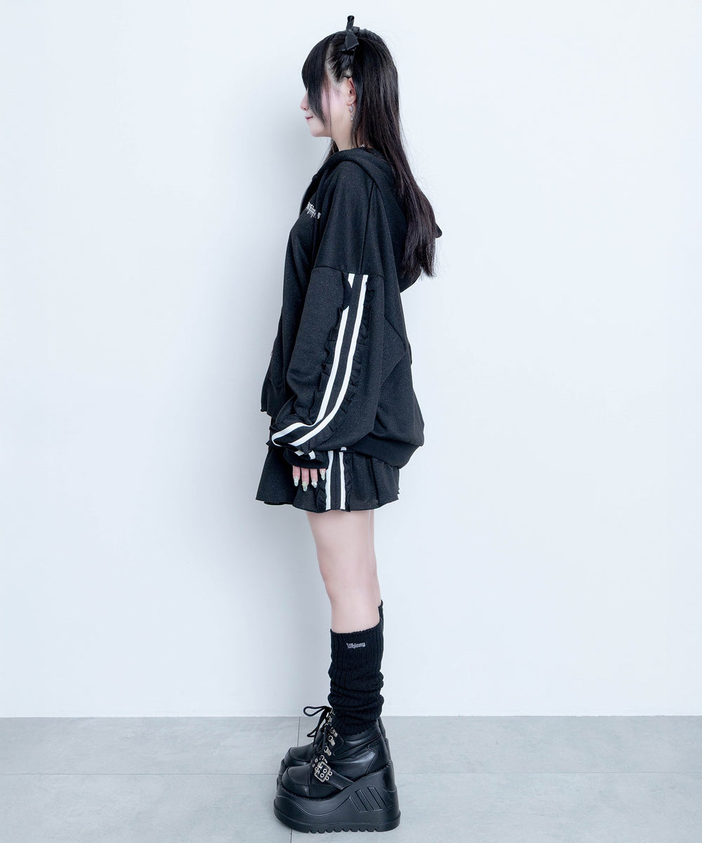 冬の夜空にお星様パーカー