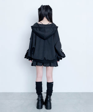 冬の夜空にお星様パーカー