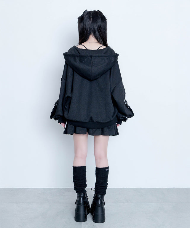 冬の夜空にお星様パーカー