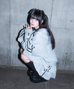 冬の夜空にお星様パーカー