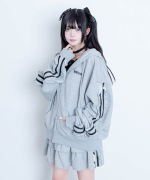 冬の夜空にお星様パーカー