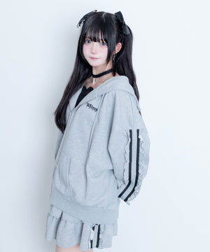 冬の夜空にお星様パーカー