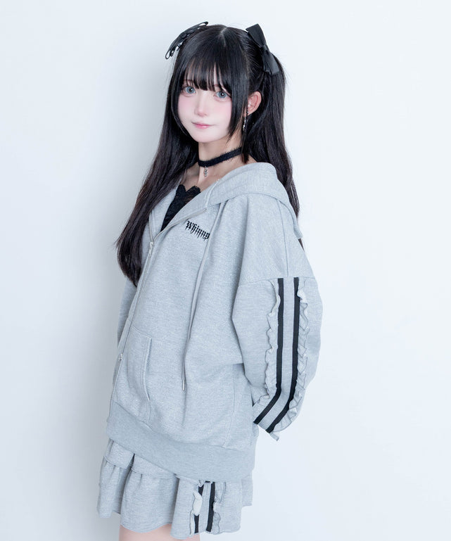 冬の夜空にお星様パーカー