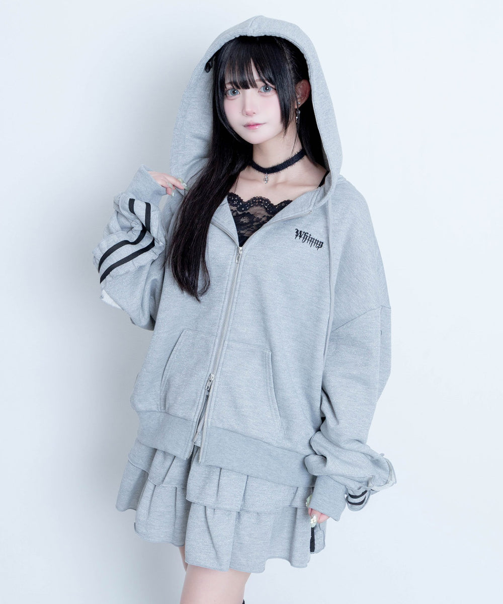 冬の夜空にお星様パーカー