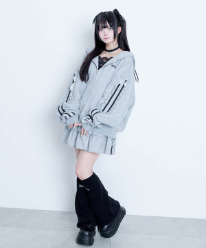 冬の夜空にお星様パーカー