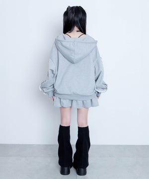 冬の夜空にお星様パーカー