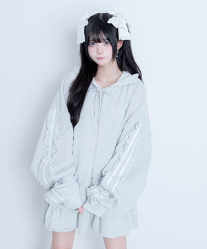 冬の夜空にお星様パーカー