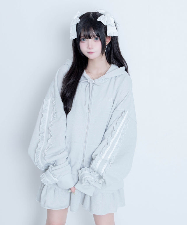 冬の夜空にお星様パーカー