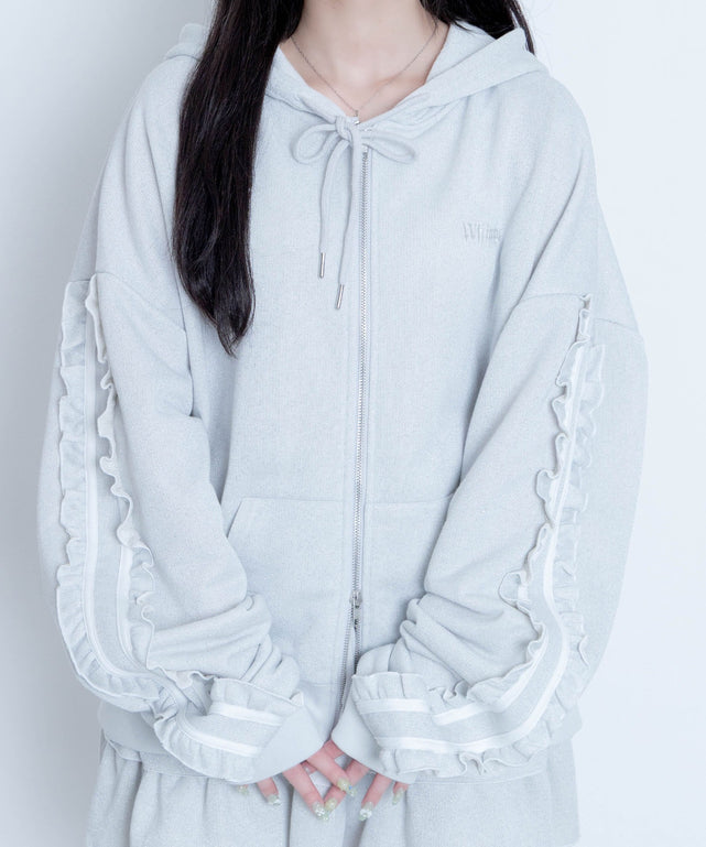 冬の夜空にお星様パーカー