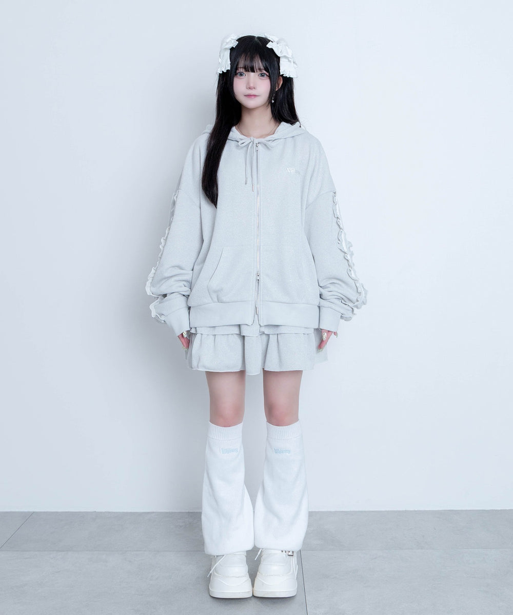 冬の夜空にお星様パーカー