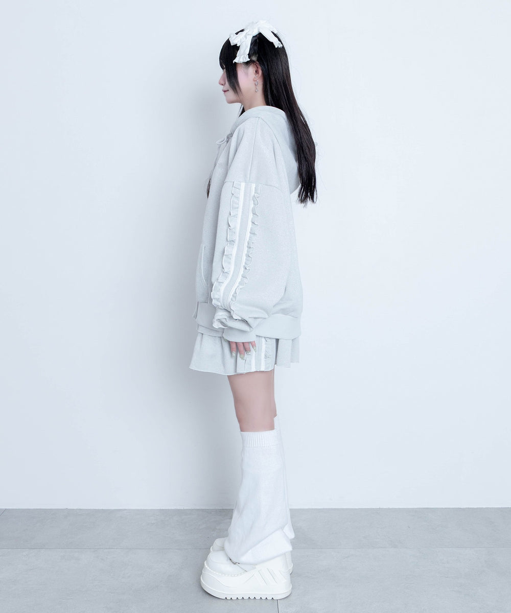 冬の夜空にお星様パーカー