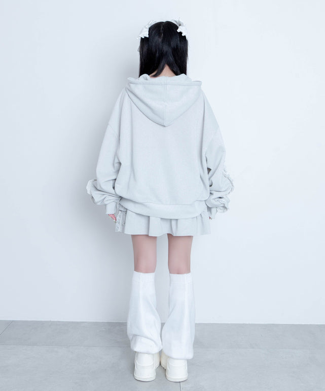 冬の夜空にお星様パーカー