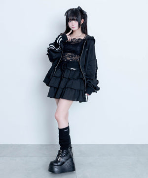 冬の夜空にお星様スカート