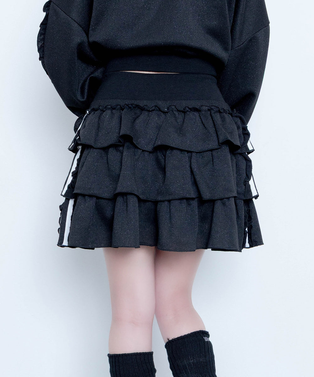 冬の夜空にお星様スカート