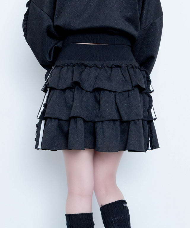 冬の夜空にお星様スカート