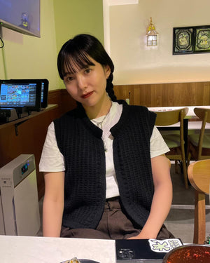 コンパクトニットベスト