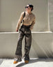 ケーブルニットトップス