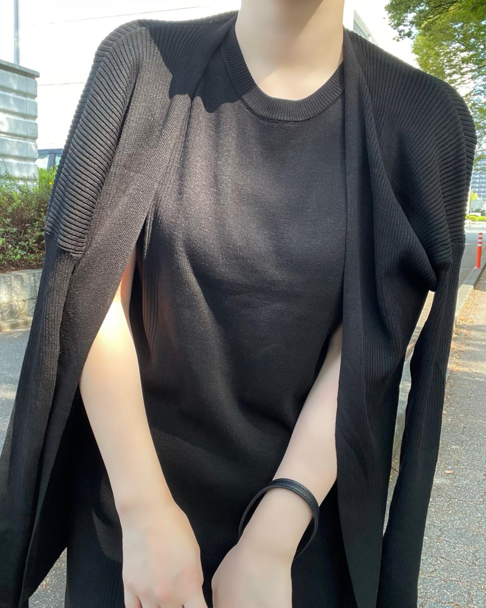 ボレロセットニットワンピース