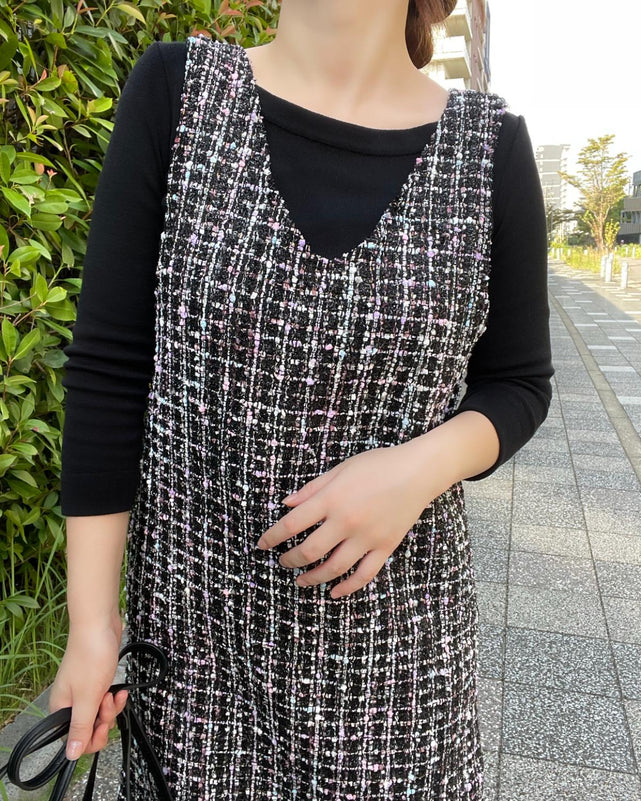 ツイードチェックワンピース – WEGO ONLINE STORE