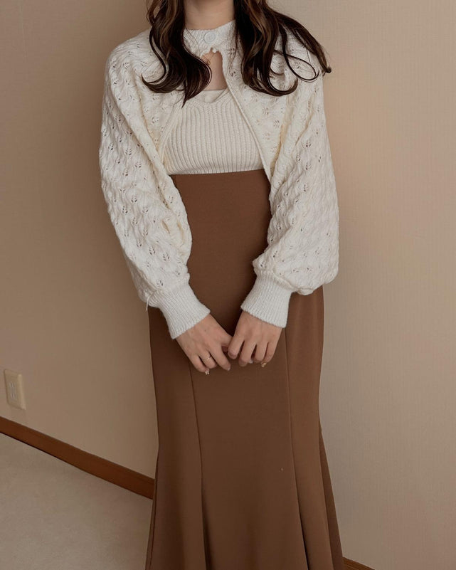 透かし編みアンサンブルニット – WEGO ONLINE STORE