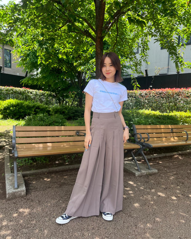 タックワイドフレアパンツ – WEGO ONLINE STORE
