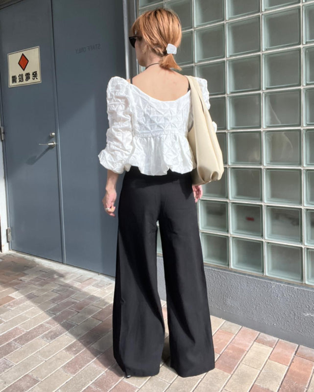 タックワイドフレアパンツ – WEGO ONLINE STORE