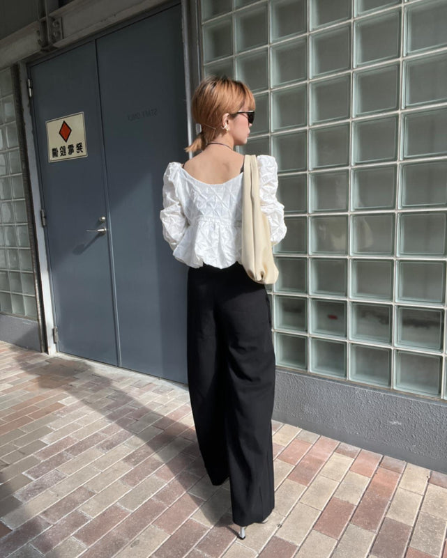 タックワイドフレアパンツ – WEGO ONLINE STORE