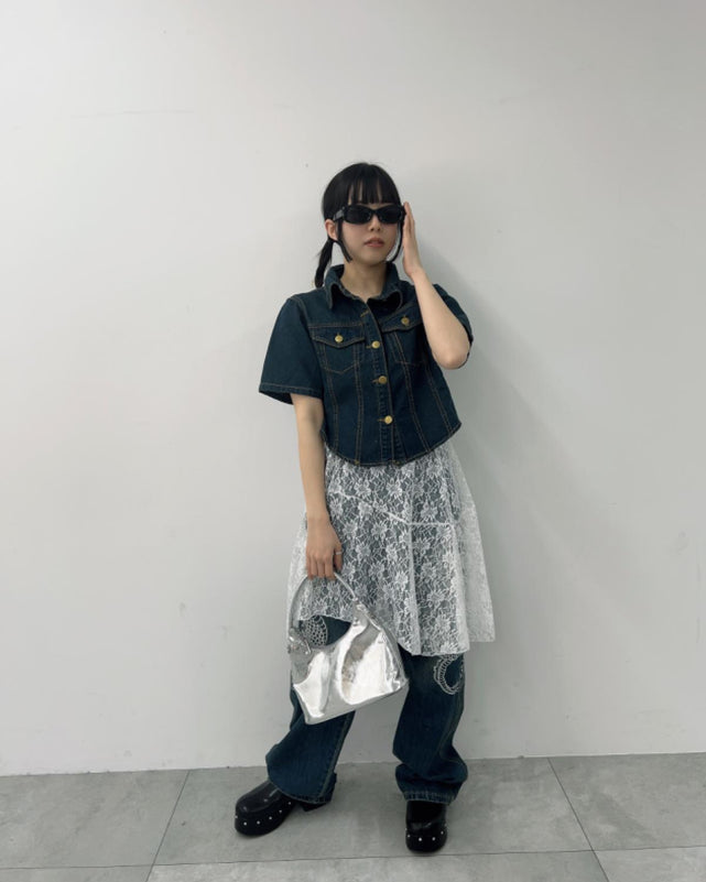 hiro　ハーフスリーブデニムジャケット ハーフスリーブデニムジャケット – WEGO ONLINE STORE