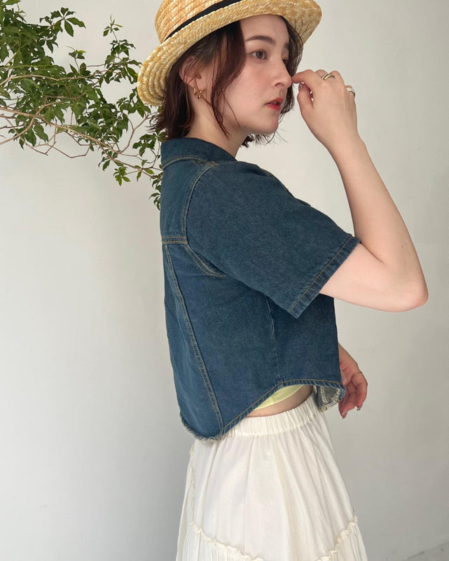 ハーフスリーブデニムジャケット – WEGO ONLINE STORE