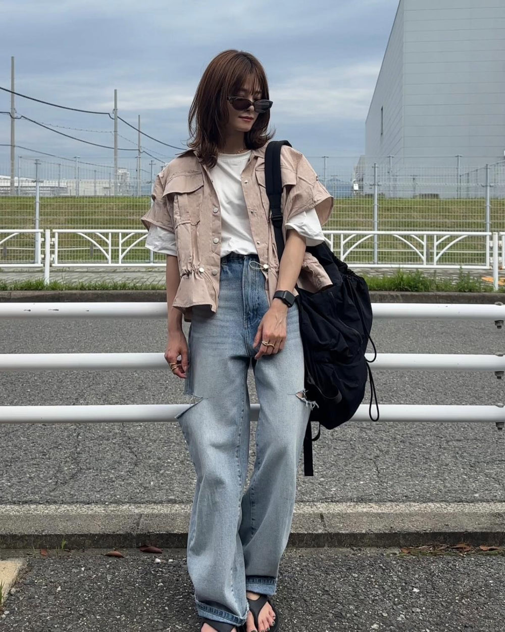 ノースリーブシャケット