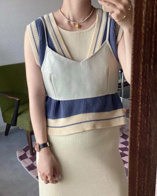 フェイクレザービスチェ