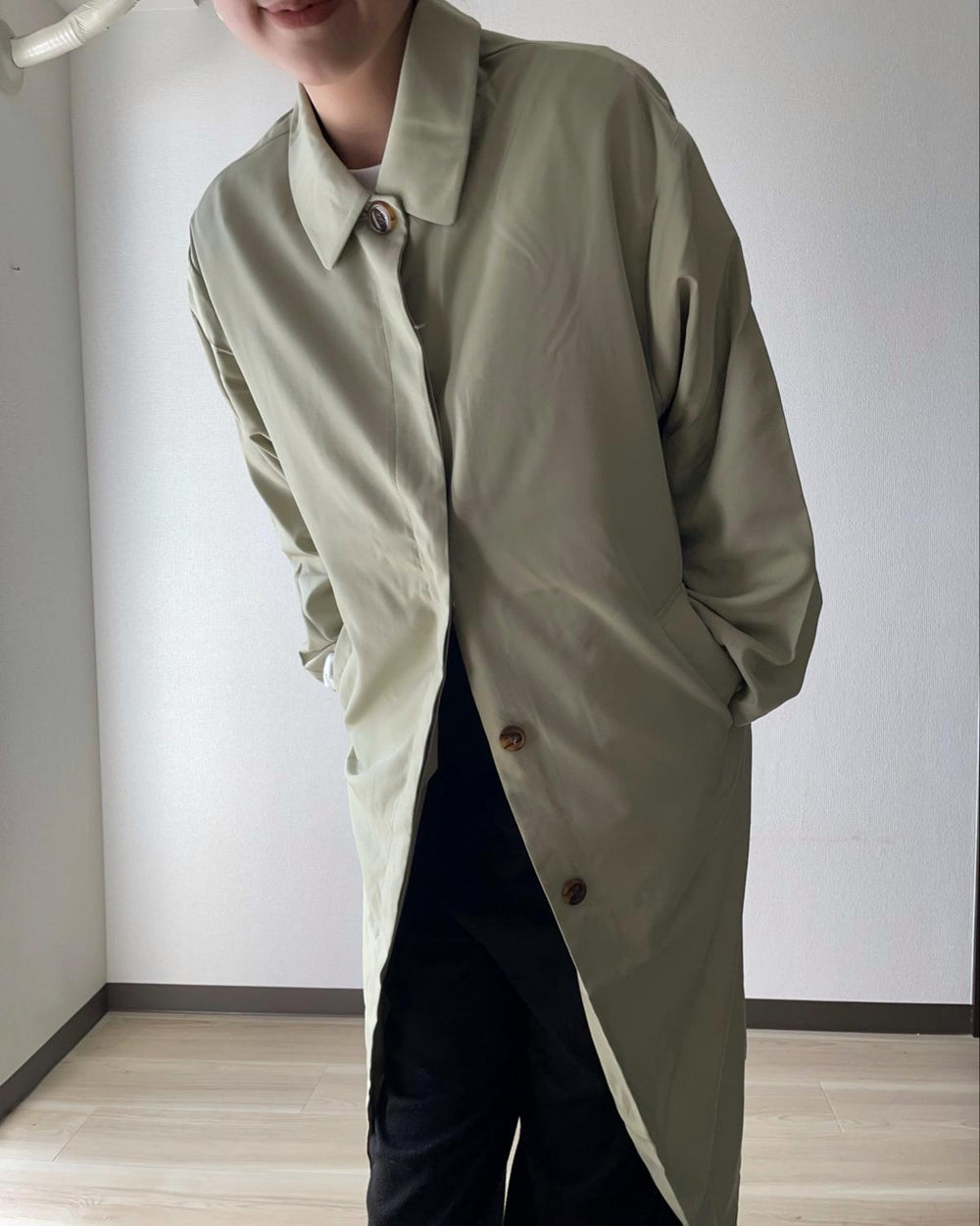 ステンカラーコート