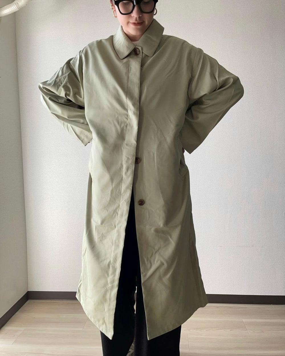 ステンカラーコート