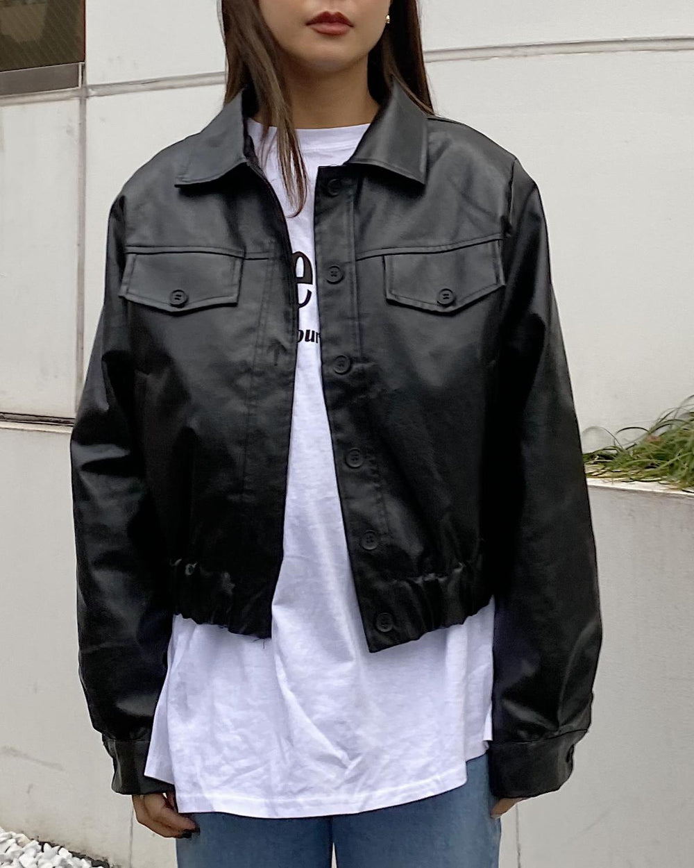 skep ショートブルゾン　黒 変形ショートブルゾン：黒［JK13BZBK］ | skep-online shop